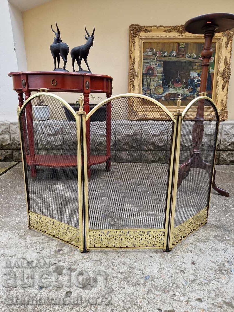 Δημοπρασία Αντίκα αγγλική σχάρα τζακιού