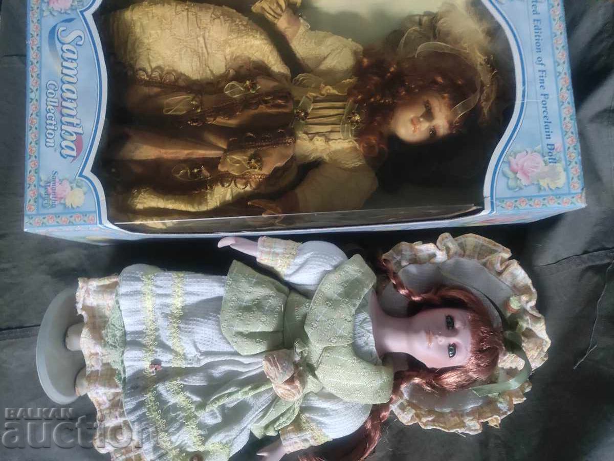 Two porcelain dolls with price 100.00 BGN | € 51.13