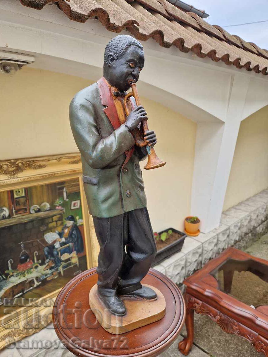 Livrarea Figurină statuetă muzician olandeză antică minunată