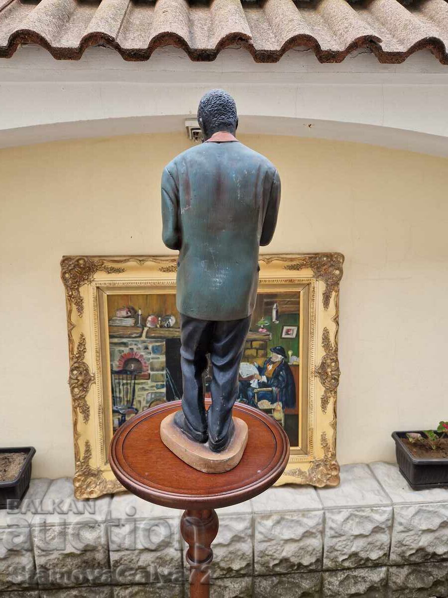 Υπέροχο αντίκα ολλανδικό ειδώλιο φιγούρα μουσικού - 6