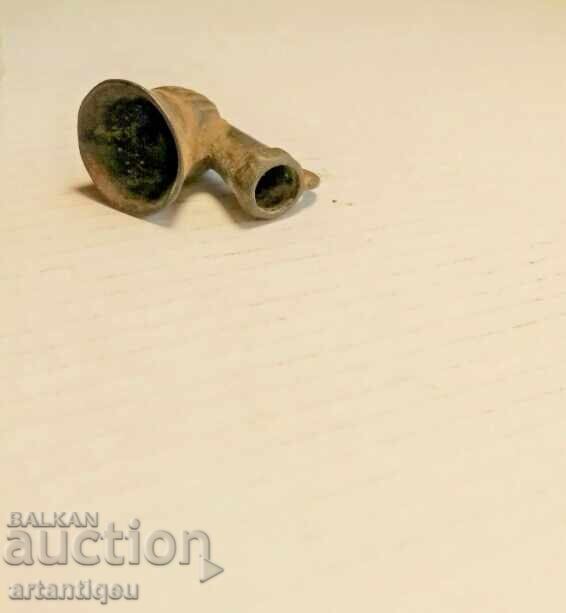 Χάλκινη πίπα καπνίσματος – Παλαιά Οθωμανική Αυτοκρατορία, 18ος-19ος αιώνας - 6