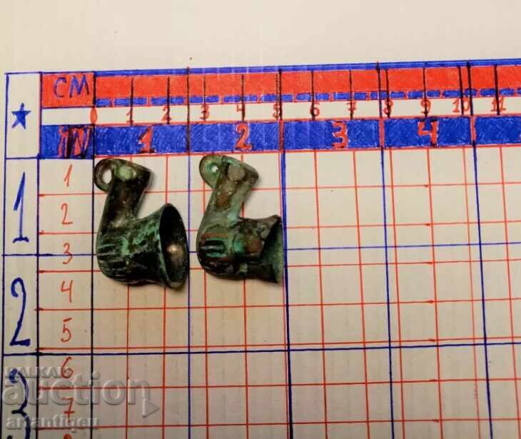 Auction  Two bronze smoking pipes – Ottoman Empire, 18th–19th century