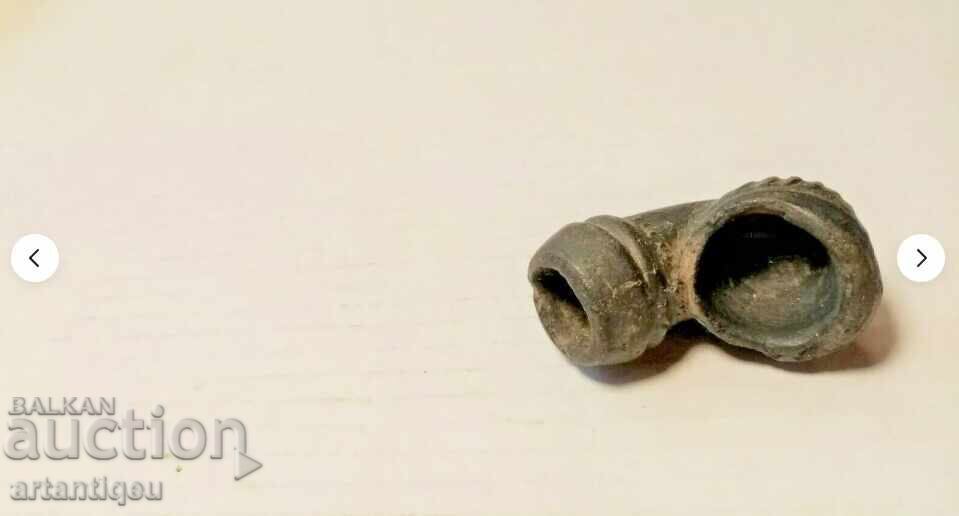 Ceramic smoking pipe - Old Ottoman Empire, 18th-19th century - 5
