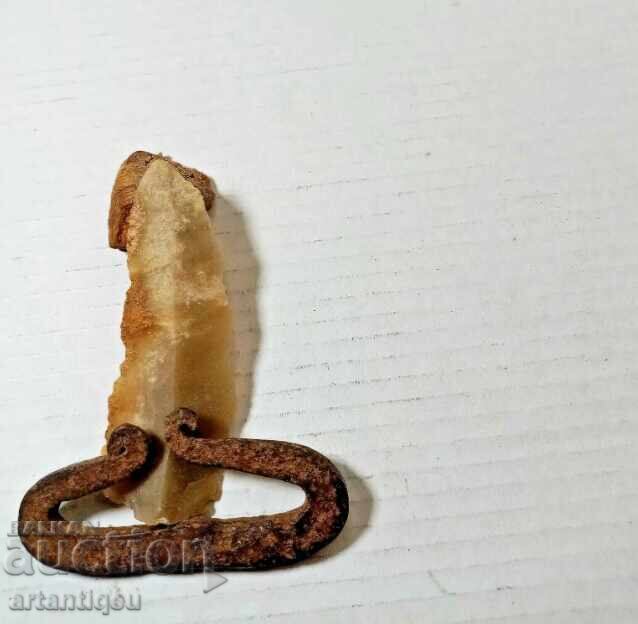 Flint - lot for fire starting - rusty iron CHAKMAK - 5