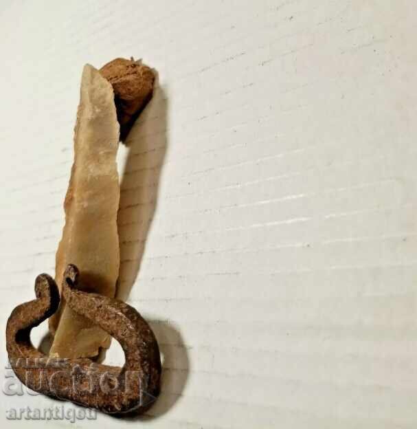 Flint - lot for fire starting - rusty iron CHAKMAK - 6