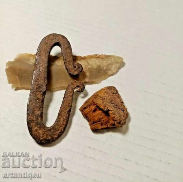 Flint - lot for fire starting - rusty iron CHAKMAK - 7