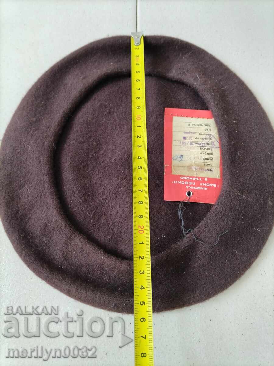 Old wool beret, hat, cap - 7