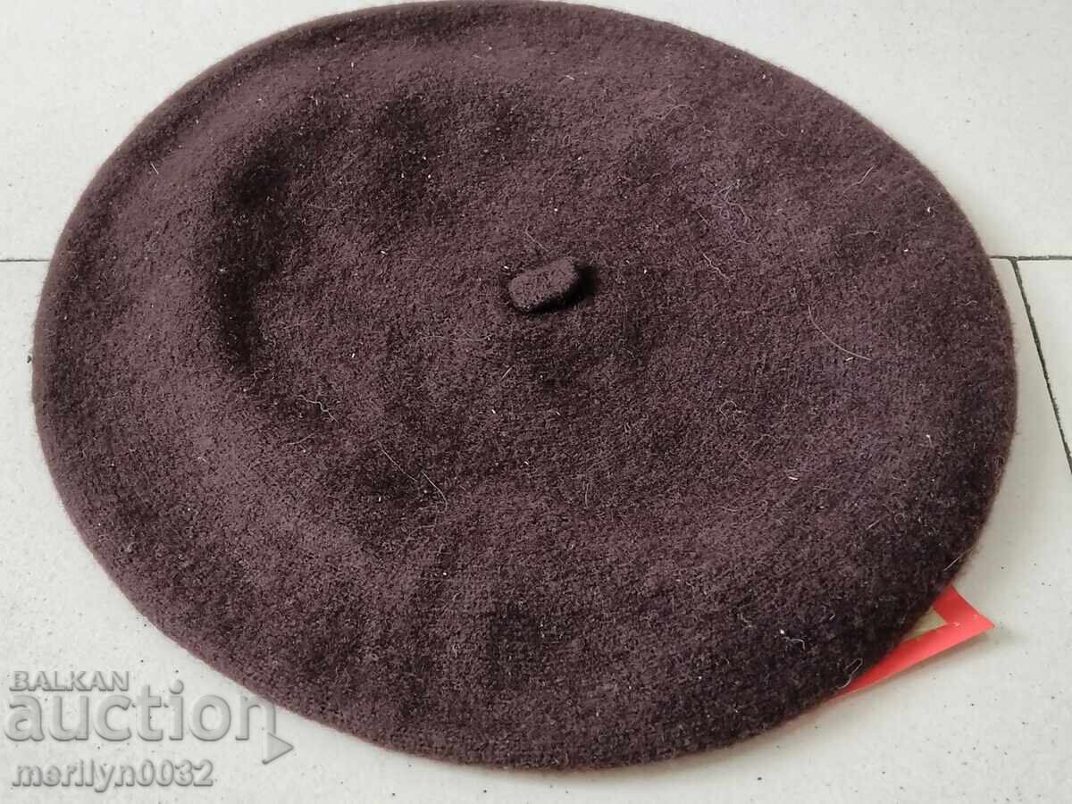 Old wool beret, hat, cap