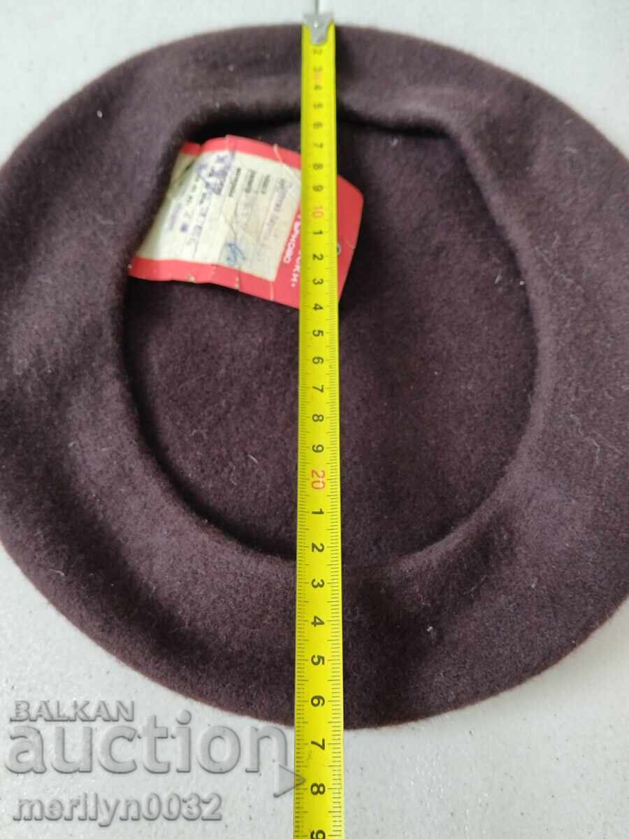 Old wool beret, hat, cap - 6