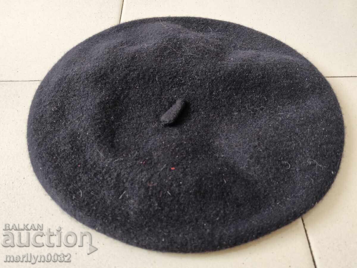 Old wool beret, hat, cap