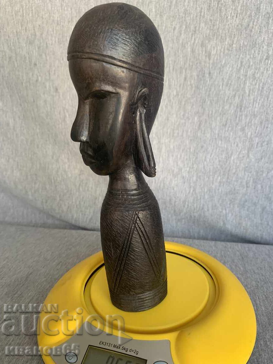 Παράδοση Ξύλινο αγαλματίδιο Κεφάλι