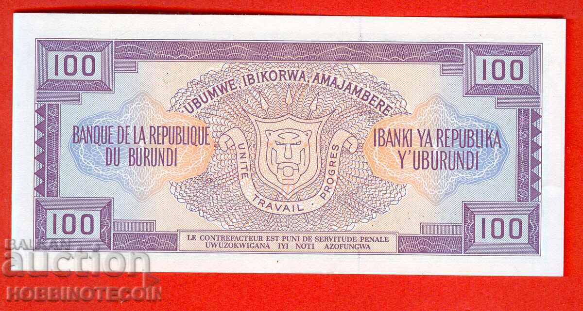 БУРУНДИ BURUNDI 100 Франка емисия issue 1993 НОВА UNC с цена 9.49 лв. | € 4.85