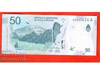 ARGENTINA 50 Pesos issue - 2018 issue series A UNC