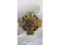 Semn de regiment rusesc imperial foarte rar 1711 - 1911 Nicolae II