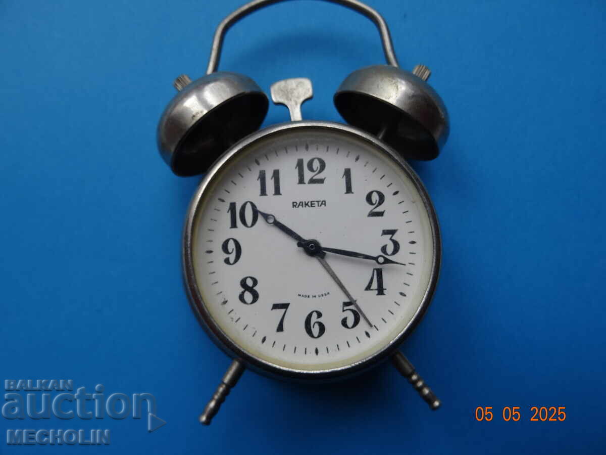 КОЛЕКЦИОНЕРСКИ НАСТОЛЕН МИНИ БУДИЛНИК РАКЕТА РУСКИ с цена 50.00 лв. | € 25.56 КОЛЕКЦИОНЕРСКИ НАСТОЛЕН МИНИ БУДИЛНИК РАКЕТА РУСКИ с цена 50.00 лв. | € 25.56