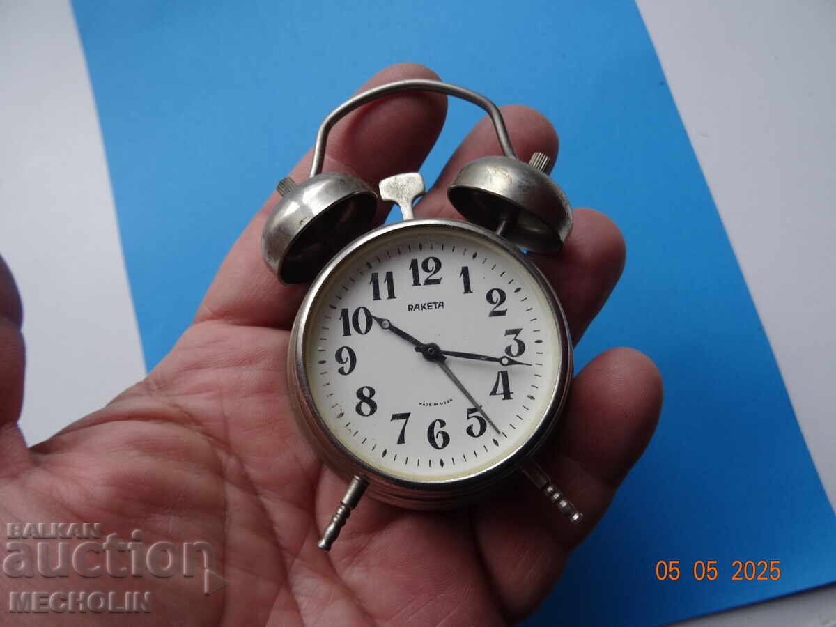 КОЛЕКЦИОНЕРСКИ НАСТОЛЕН МИНИ БУДИЛНИК РАКЕТА РУСКИ - 6 КОЛЕКЦИОНЕРСКИ НАСТОЛЕН МИНИ БУДИЛНИК РАКЕТА РУСКИ - 6