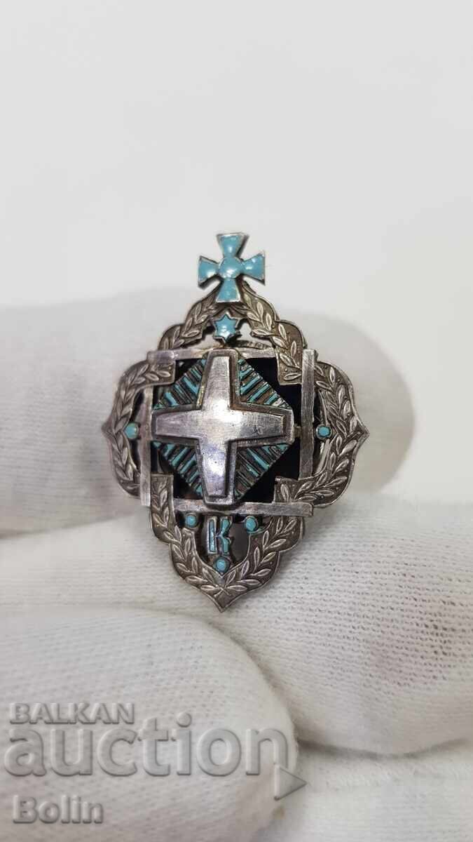 Σπάνιο ρωσικό τσαρικό παράσημο - Υποψήφιος Θεολογίας ασήμι - 5