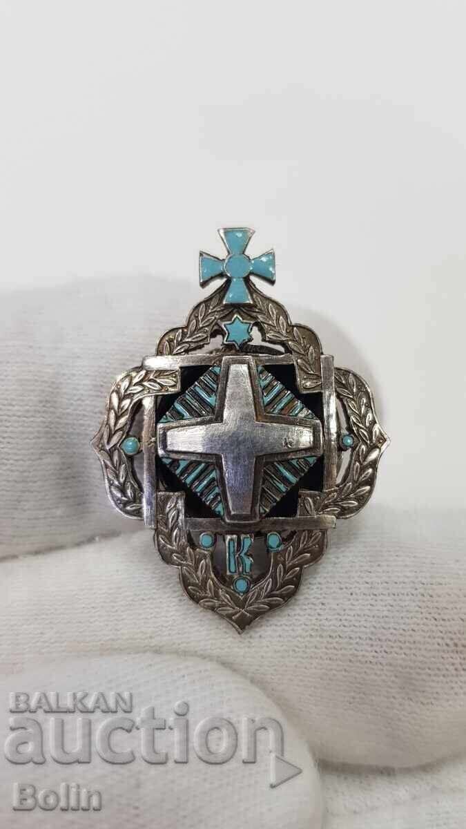 Semn rar țarist rusesc - candidat la Teologie argint Semn rar țarist rusesc - candidat la Teologie argint