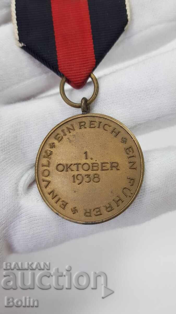 Аукцион Колекционен бронзов медал Трети райх - Германия 1938 г.