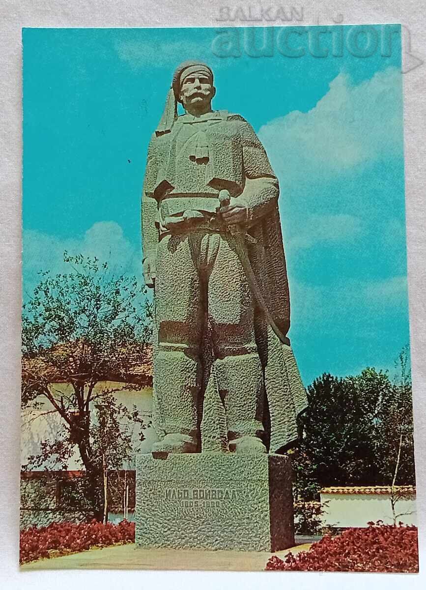 KYUSTENDIL, MONUMENT OF ILIO VOIVODA, P.C. 1980