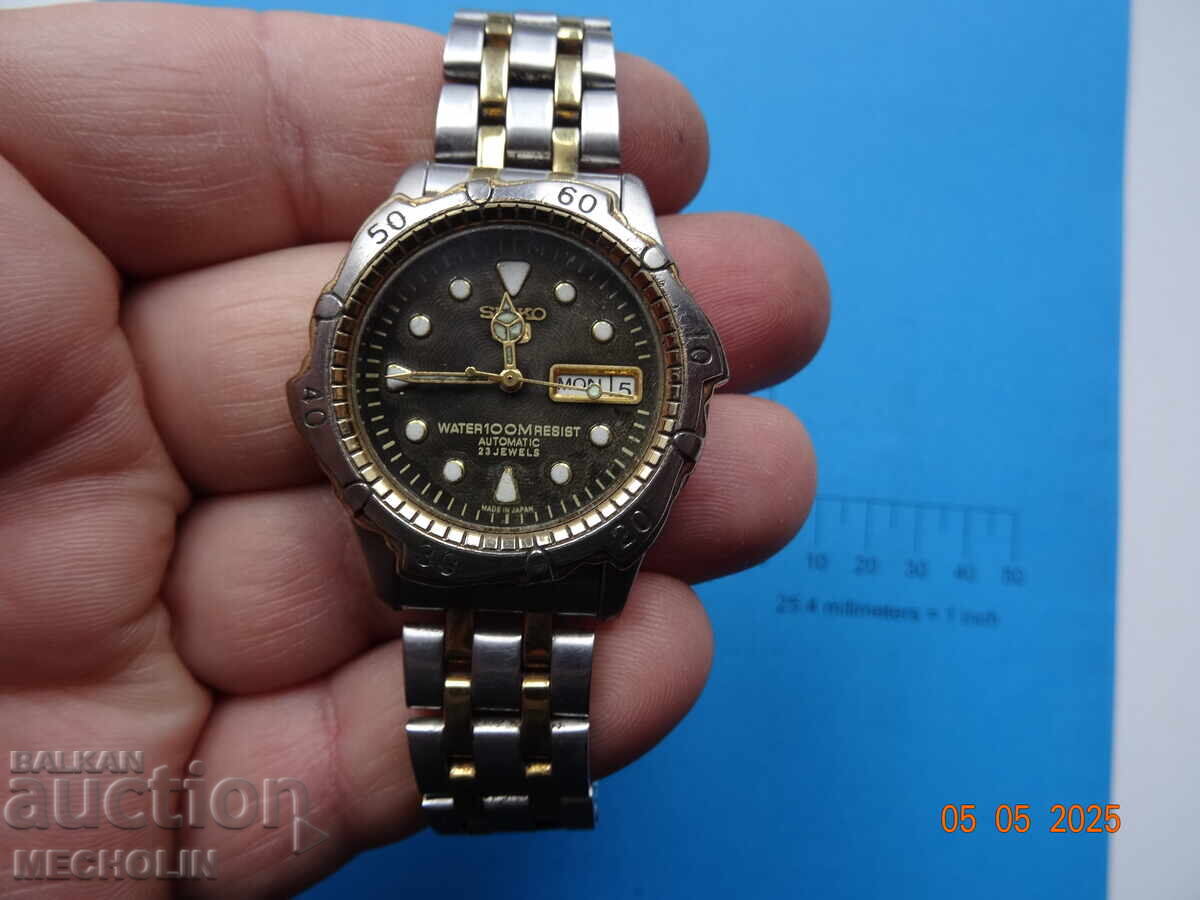 Japanese Watch SEIKO 5 7S36A AUTOMATIC 21 Jewels with price 80.00 BGN | € 40.90