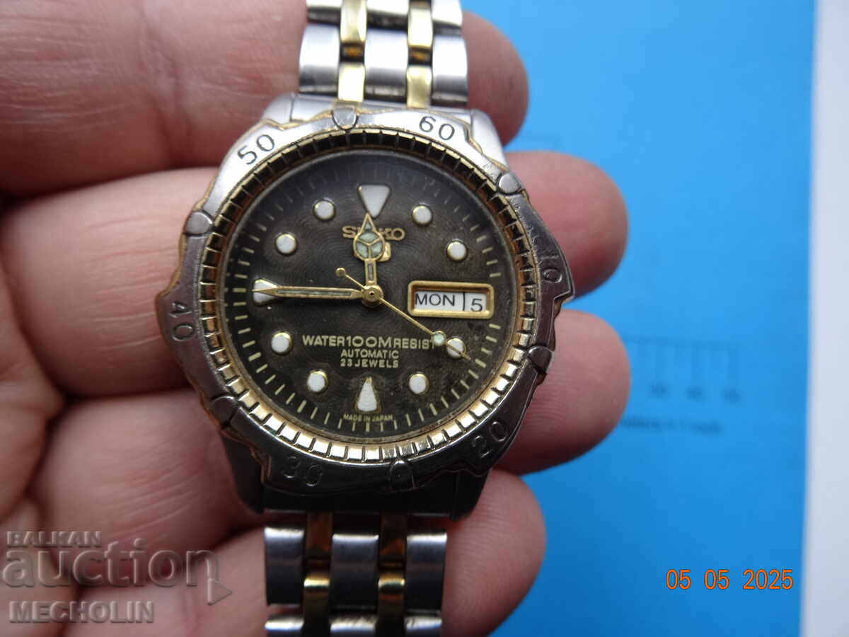 Japanese Watch SEIKO 5 7S36A AUTOMATIC 21 Jewels