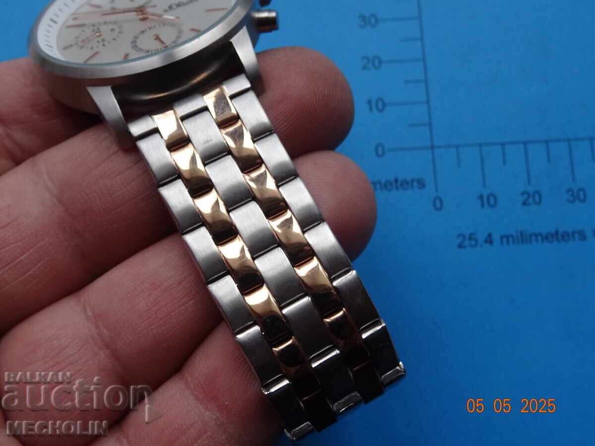 Auction  S. Oliver Quartz Chronograph Watch