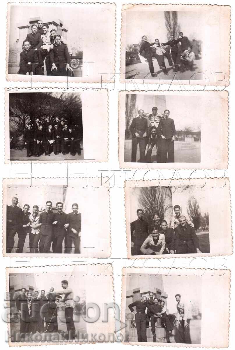 1943 ЛОТ 8х МАЛКИ СТАРИ СНИМКИ СОФИЯ ЦЪРКВА СВ. НИКОЛА Д883