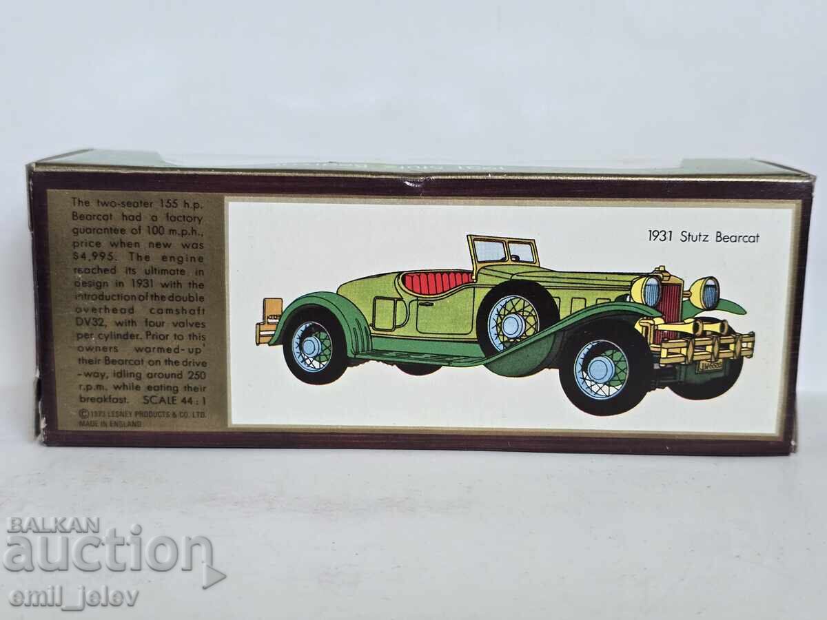 MATCHBOX YESTERYEAR Y-14/3 1931 Stutz Bearcat - 6