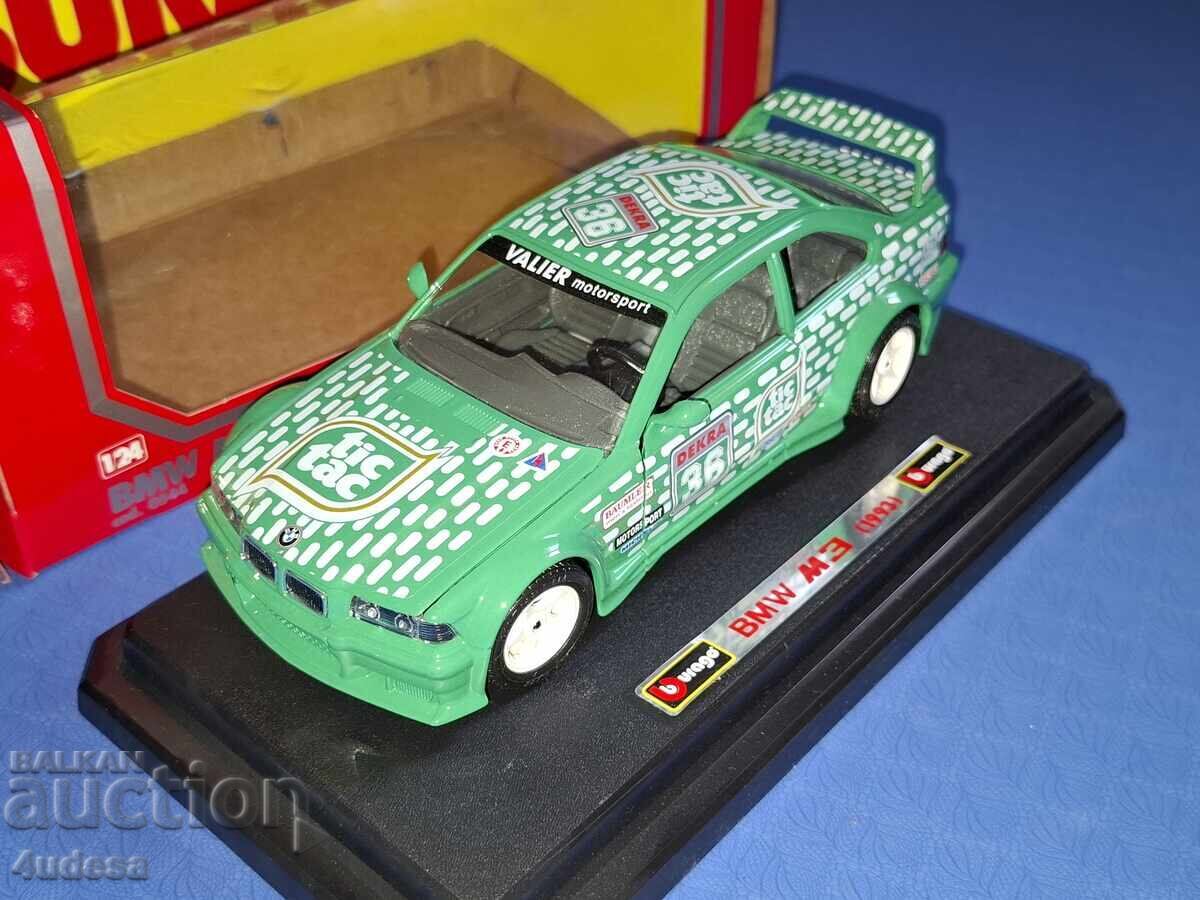 Made in Italy Burago BMW M3 1:24 from 1993 with price 85.00 BGN | € 43.46 Made in Italy Burago BMW M3 1:24 from 1993 with price 85.00 BGN | € 43.46