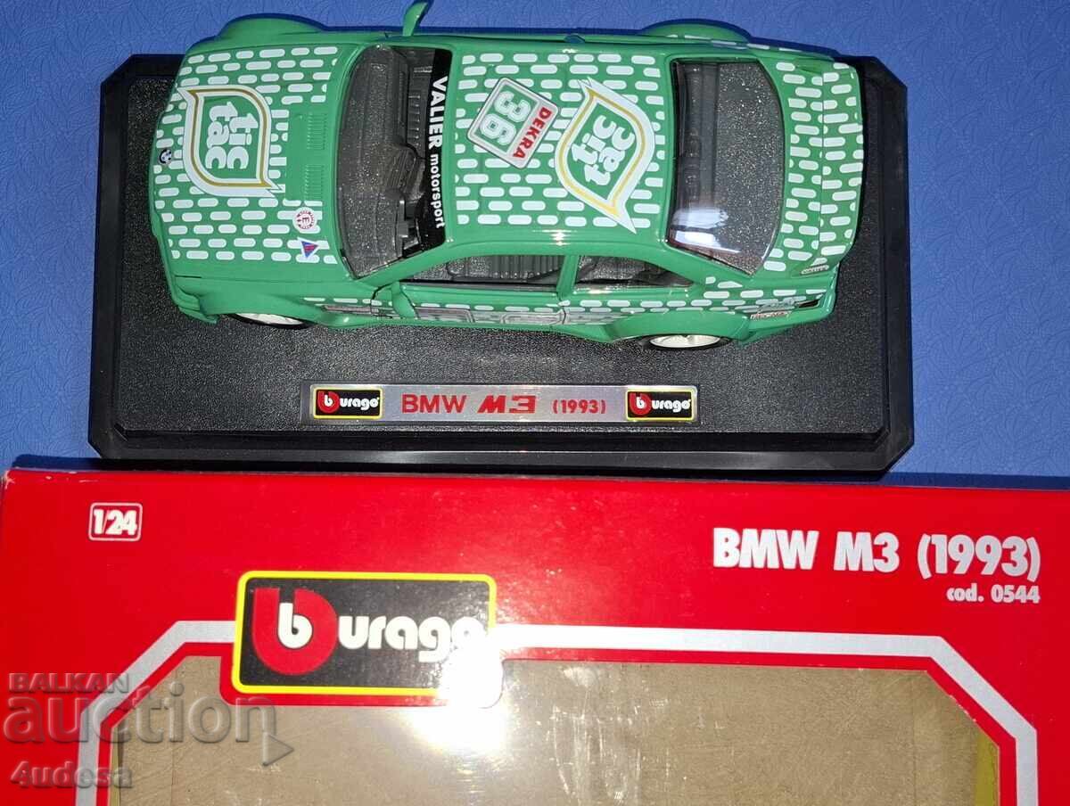 Made in Italy Burago BMW M3 1:24 from 1993 - 6 Made in Italy Burago BMW M3 1:24 from 1993 - 6