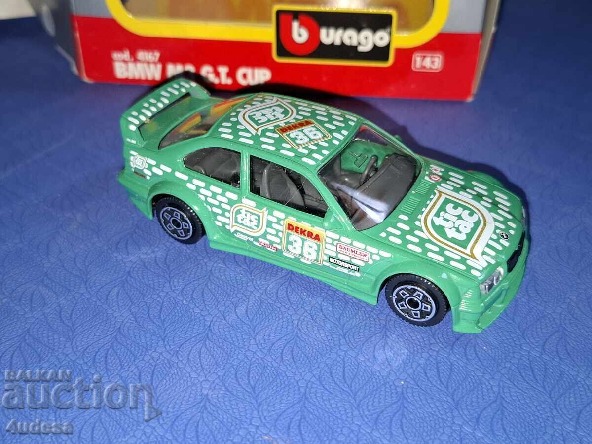 Auction Made in Italy Burago BMW M3 1:43 from 1993 Auction Made in Italy Burago BMW M3 1:43 from 1993