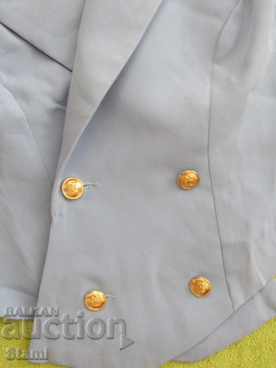 Аукцион Дамски елек в млечно син цвят размер 38/М, нов