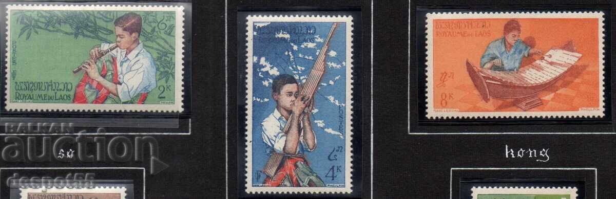 1957. Λάος. Τοπικοί μουσικοί 1957. Λάος. Τοπικοί μουσικοί