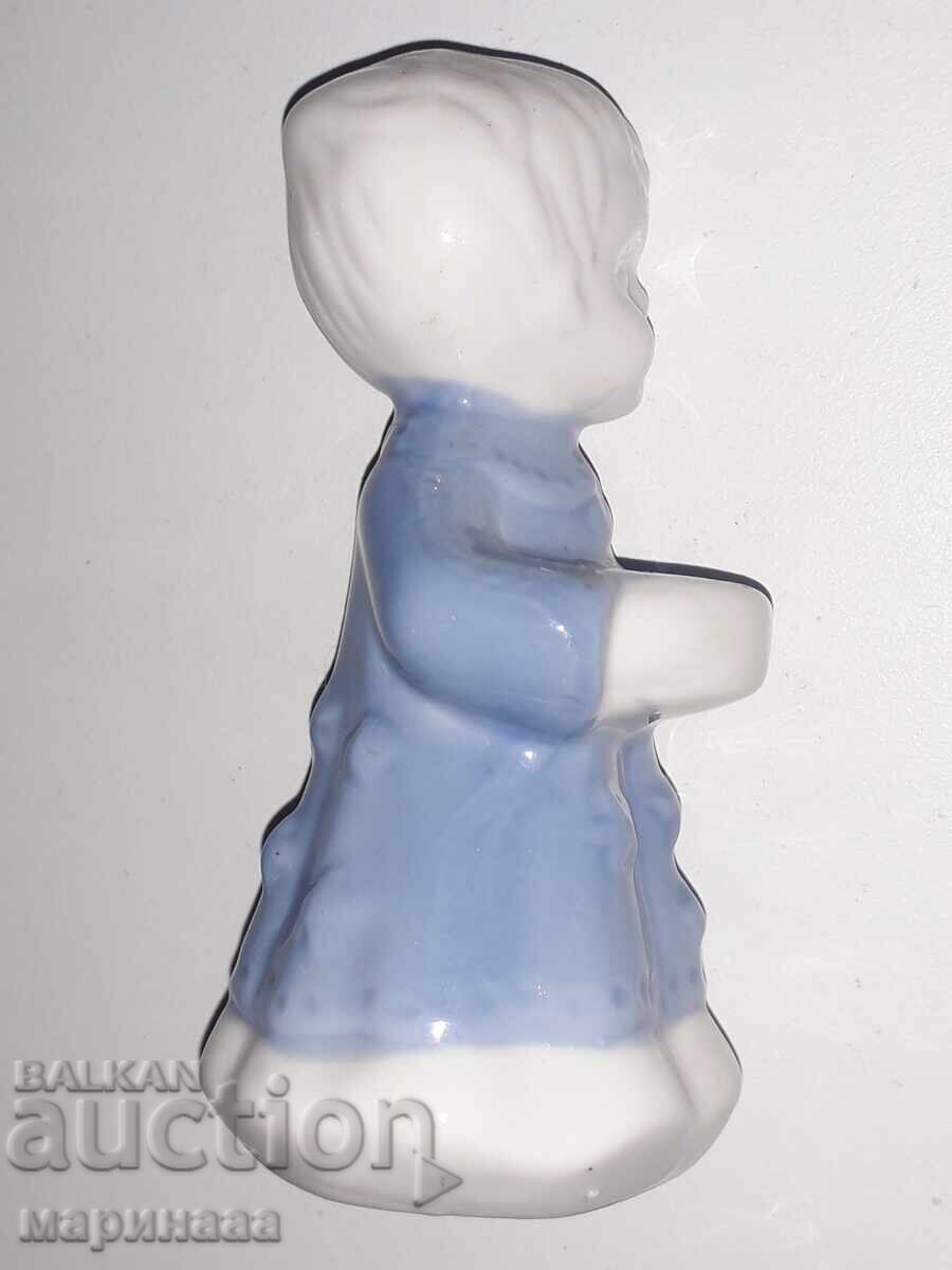 FIGURE. CANDLEHOLDER. PORCELAIN with price 3.00 BGN | € 1.53 FIGURE. CANDLEHOLDER. PORCELAIN with price 3.00 BGN | € 1.53