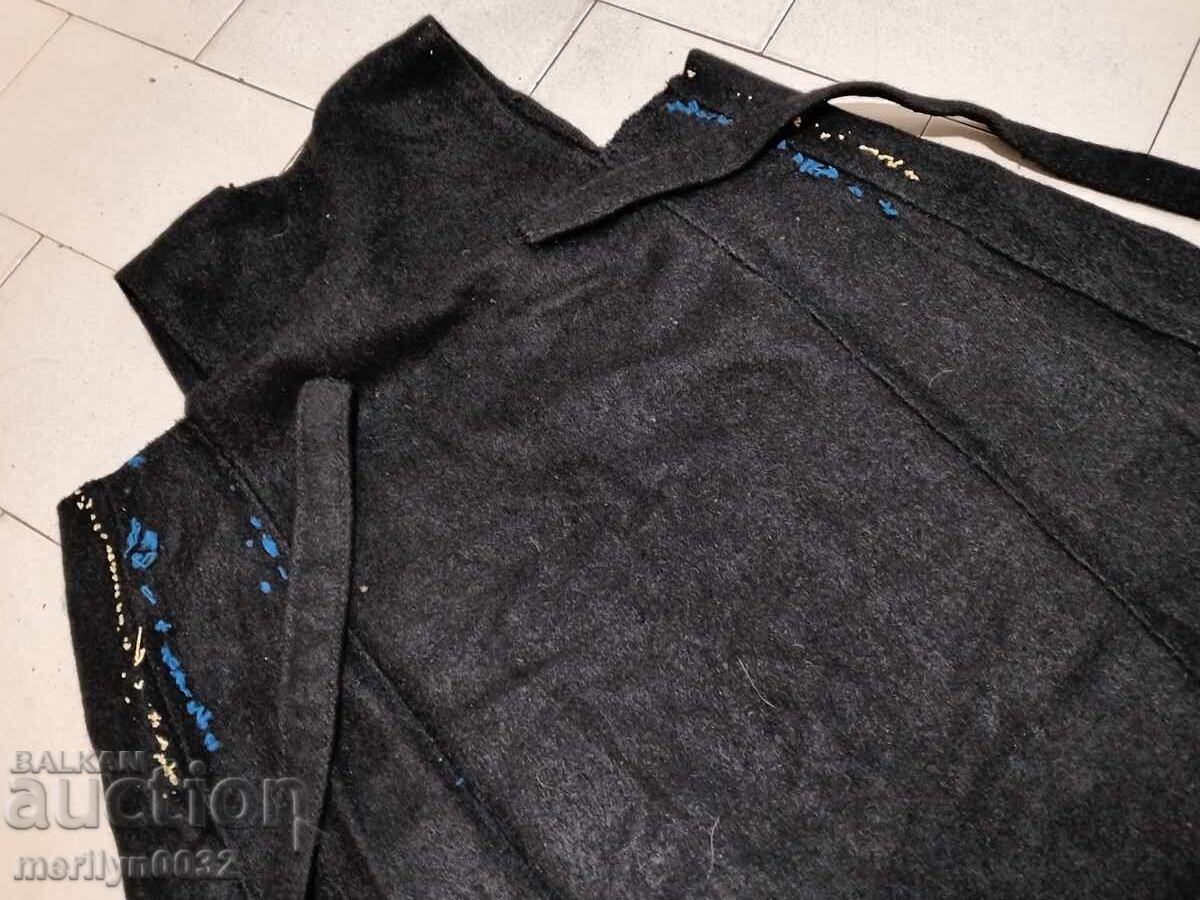 Old black silk dress/traditional garment - 6