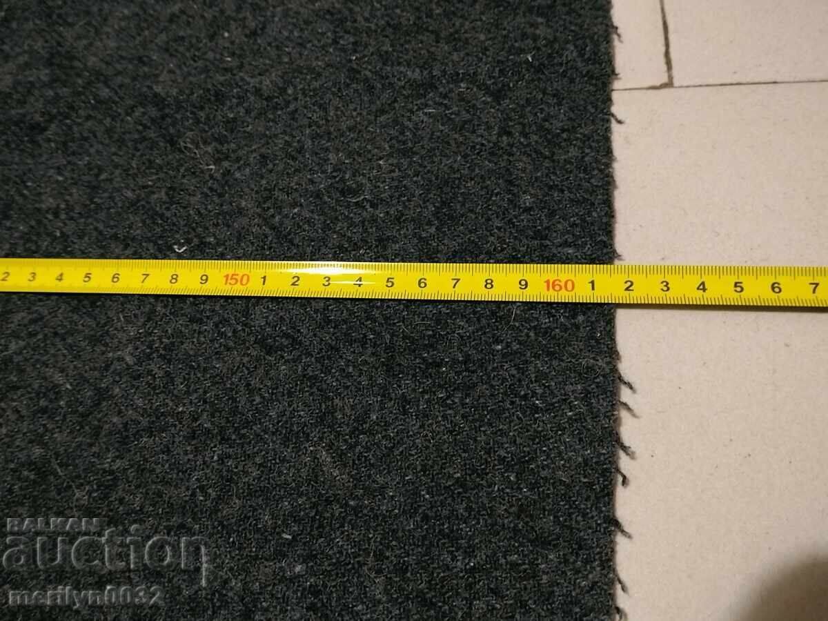 Pânză de lână țesută manual, șiac negru 1.60/1.60 metri - 5