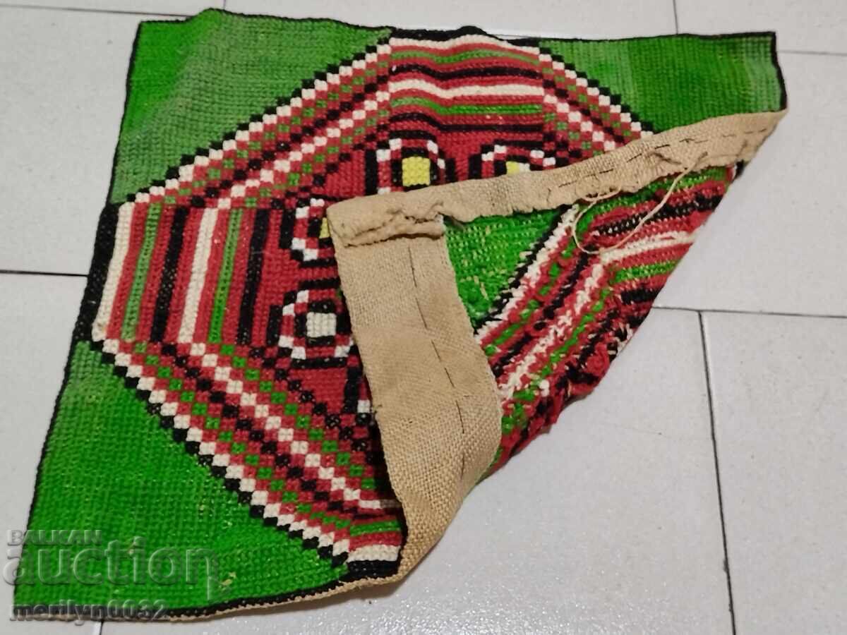 Licitație Față de pernă țesută manual, veche