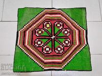 Față de pernă țesută manual, veche