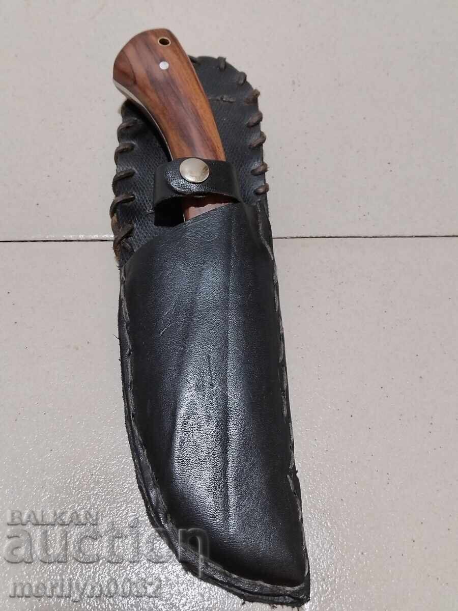 Hunting knife with sheath for skinning - 7