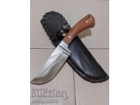 Hunting knife with sheath for skinning