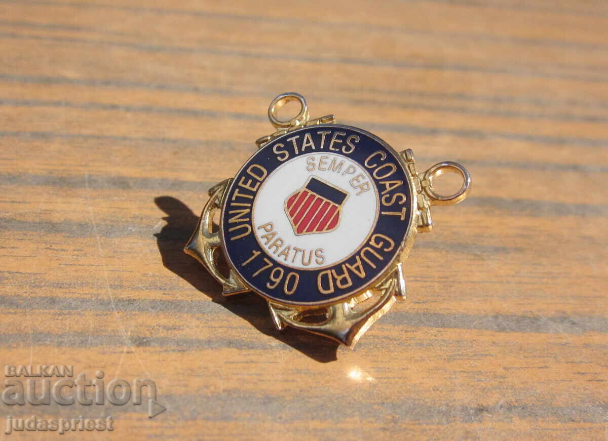 Auction Sea badge, sea sign, US Coast Guard Auction Sea badge, sea sign, US Coast Guard