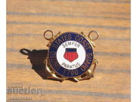 Θαλάσσιο έμβλημα σήμα ναυτικού φυλακής ακτοφυλακής ΗΠΑ