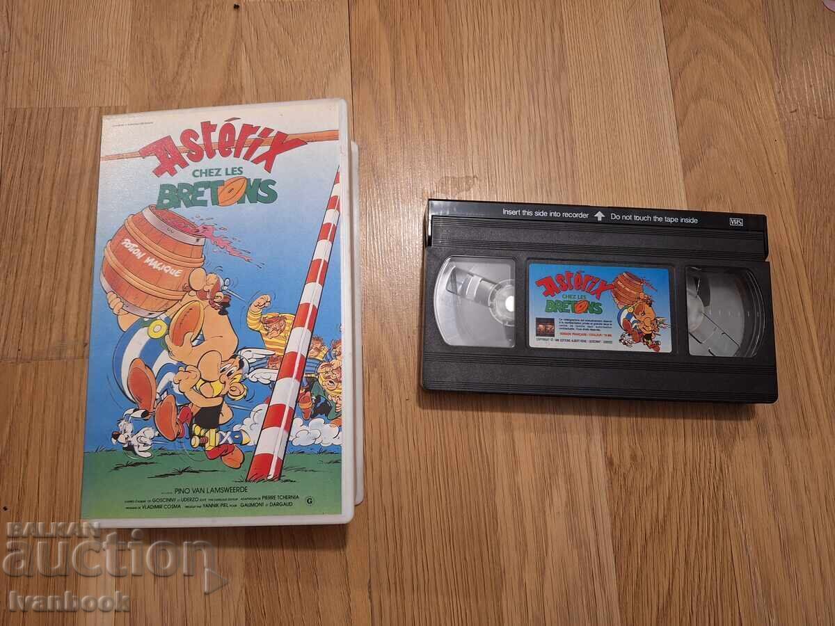 Casetă video VHS - Animație Asterix și bretonii