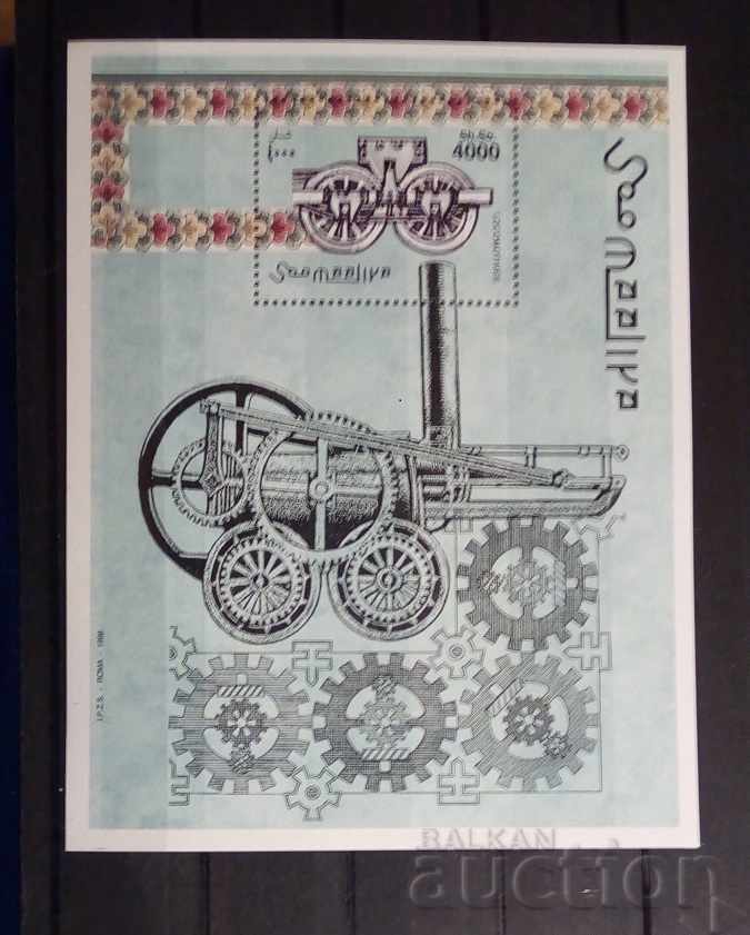 Somalia 1998 Locomotives Block 10 € MNH Somalia 1998 Locomotives Block 10 € MNH
