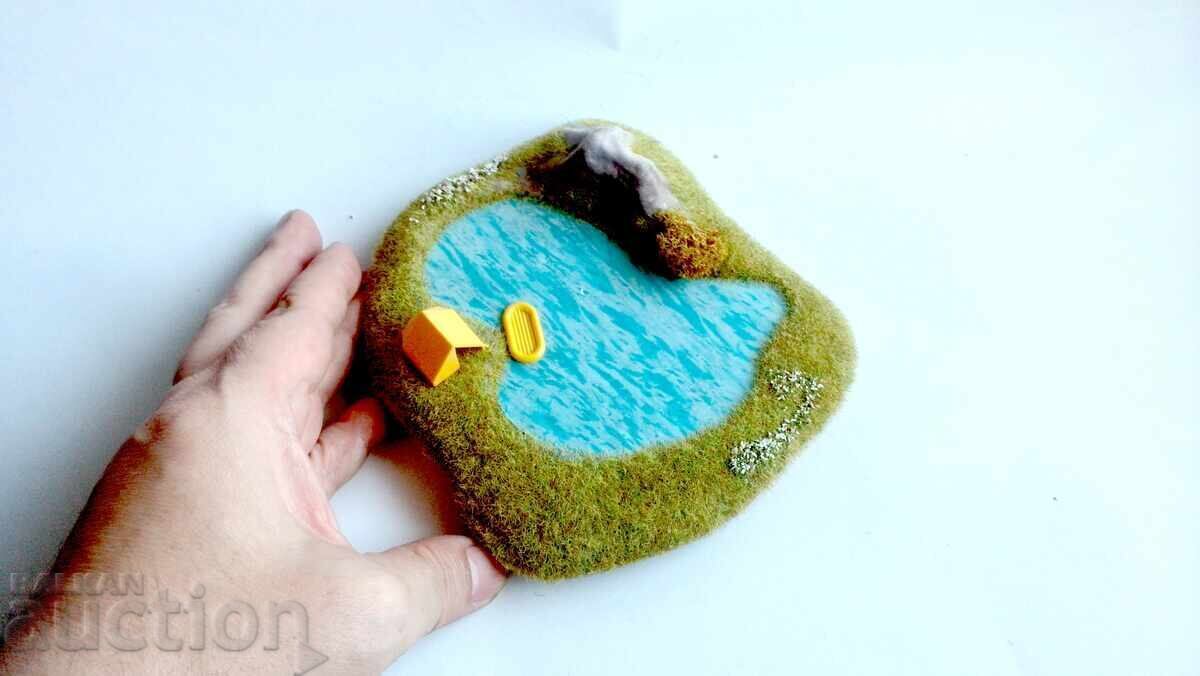 N scale train diorama