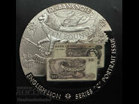 Bancnotă Monedă 10 Lire Sterline