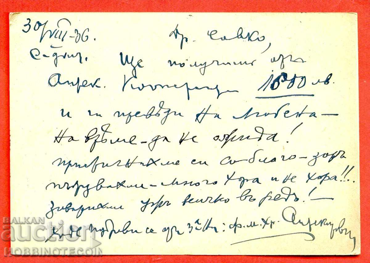 BULGARIA TRAVEL POSTCARD SUHINDOL SOFIA 1936 with price 3.99 BGN | € 2.04 BULGARIA TRAVEL POSTCARD SUHINDOL SOFIA 1936 with price 3.99 BGN | € 2.04