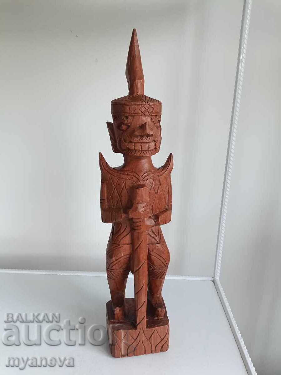 Аукцион Vintage тайландска дърворезба