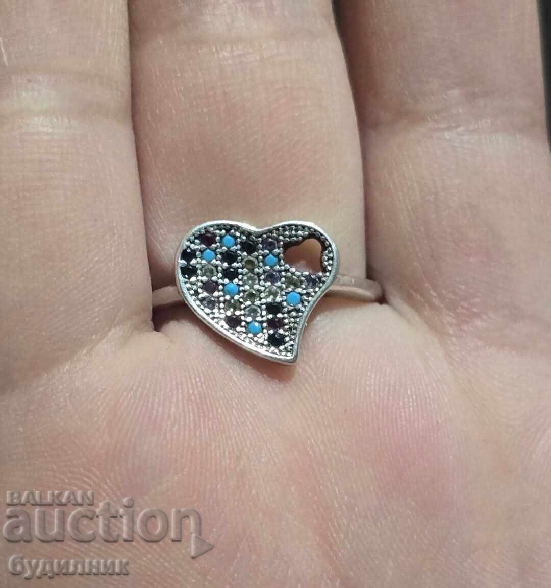 Сребърен пръстен. 17,3мм. Пускам над 100 Аукциона. Разгледай Сребърен пръстен. 17,3мм. Пускам над 100 Аукциона. Разгледай